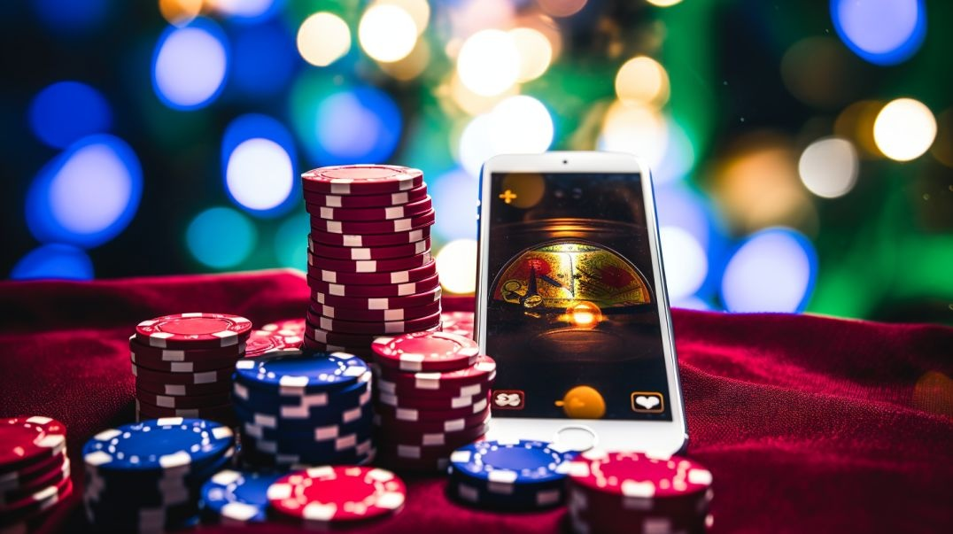  casino presented on mobile device in Pakistan with slots and live games